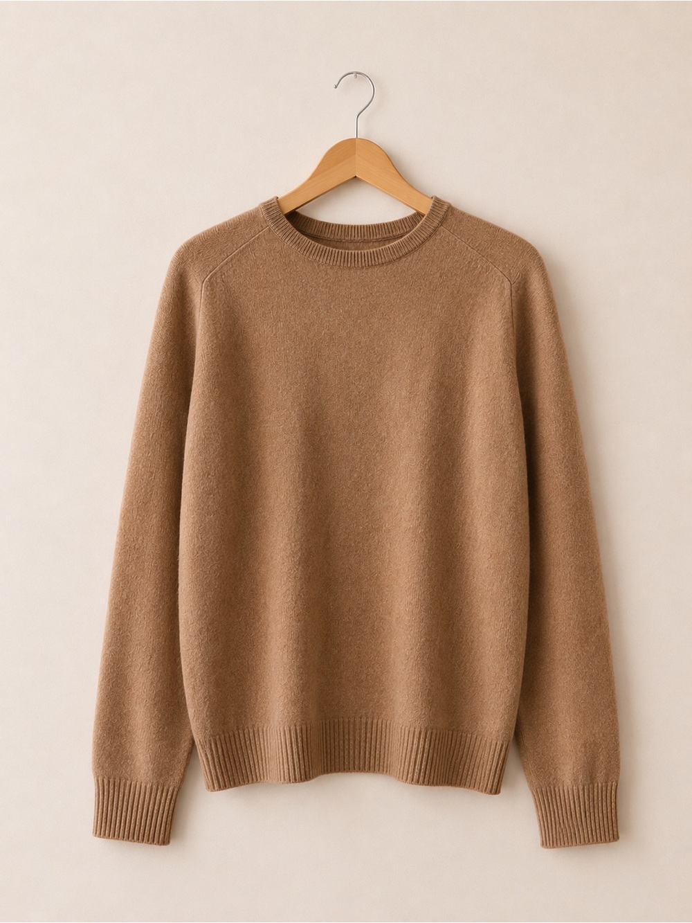 NAADAM 100% Cashmere Sweater – Camel Brown – Size L
